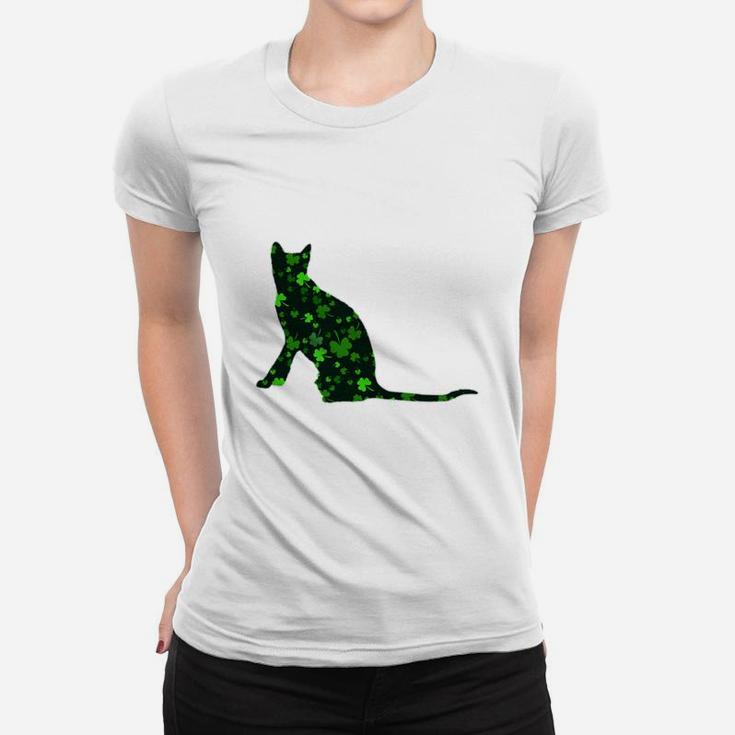 Cute Shamrock Toyger Mom Dad Gift St Patricks Day Awesome Cat Lovers Gift Ladies Tee