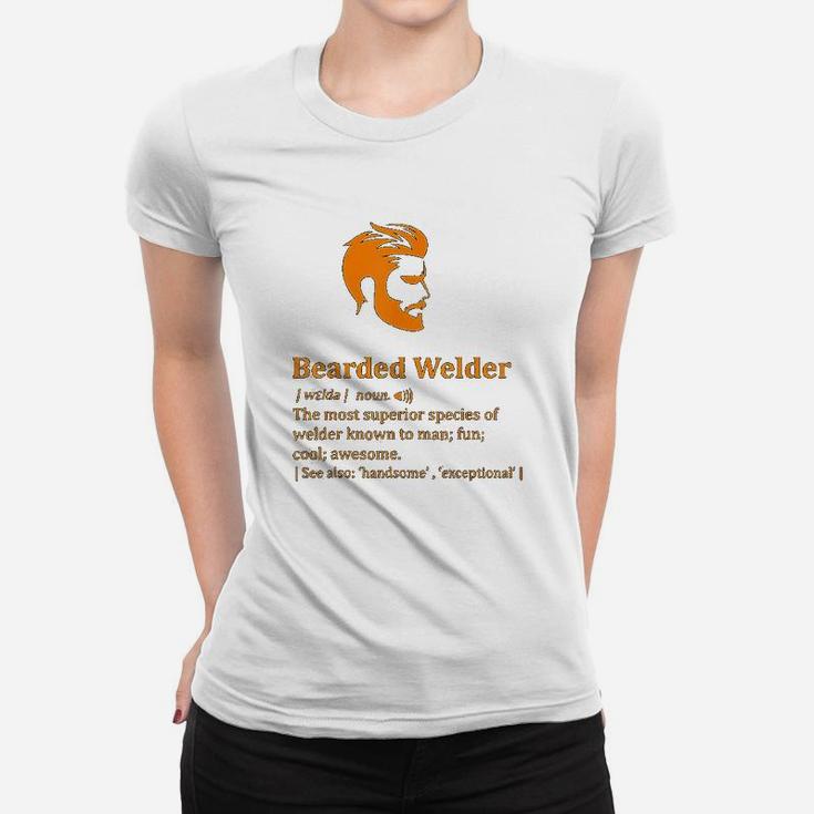 Funny Beard Welder Gifts For Bearded Man Husband Men Women Women T-shirt