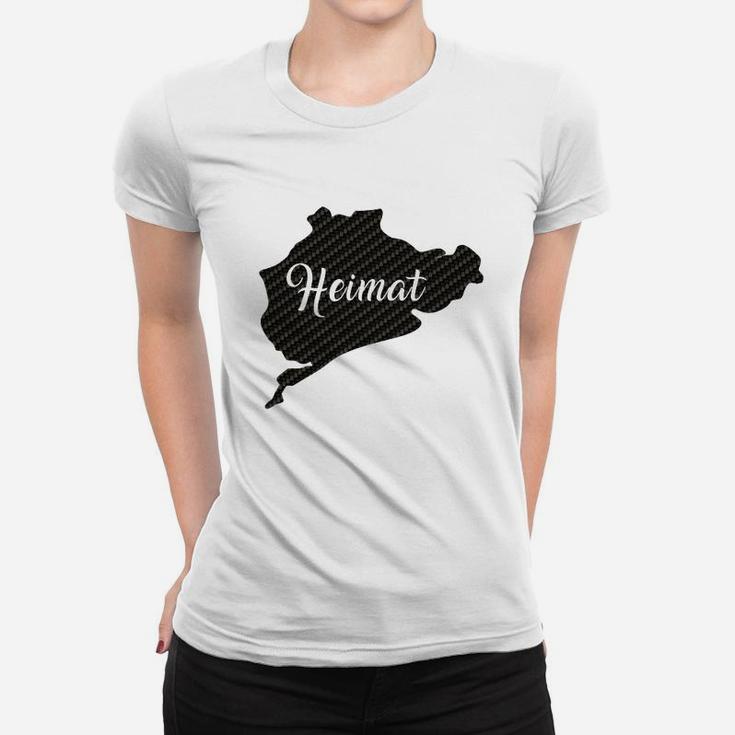 Heimatliebe Österreich Landkarte Frauen Tshirt, Österreichische Fahnen Design