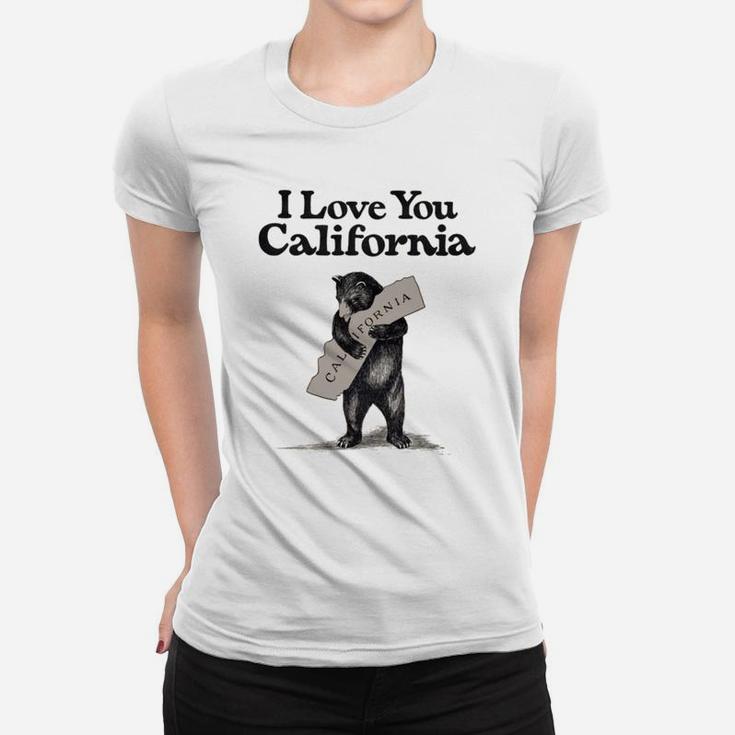 I Love You California Bear State Hug Ladies Tee