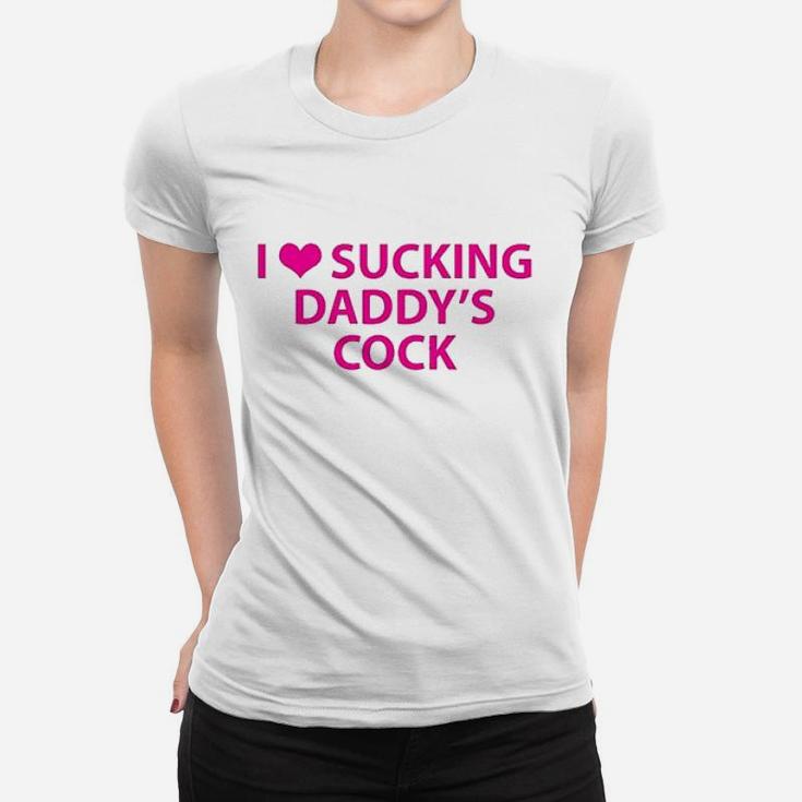 Knaughty Knickers I Love Scking Daddys Ladies Tee
