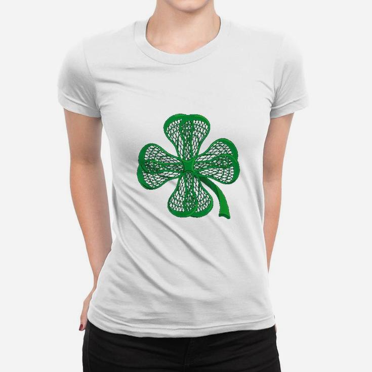 Shamrock Lacrosse T Shirt Lucky Lacrosse Tee
