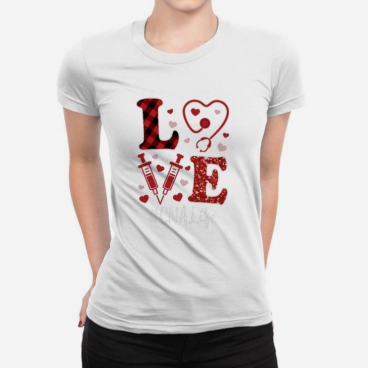 Love Nurse Valentine Cna, funny nursing gifts Long Sleeve T-Shirt