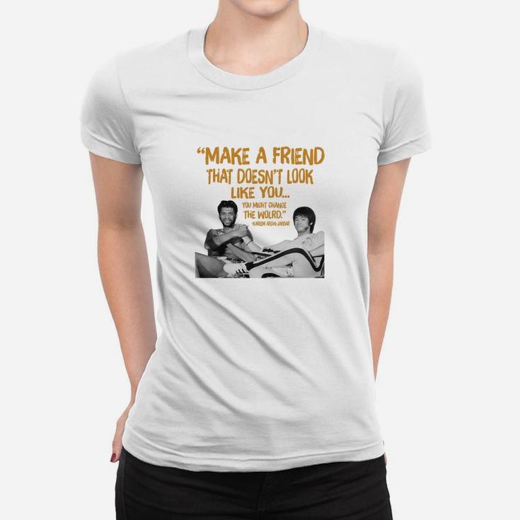 Make A Friend That Doesnt Look Like You, best friend gifts Ladies Tee