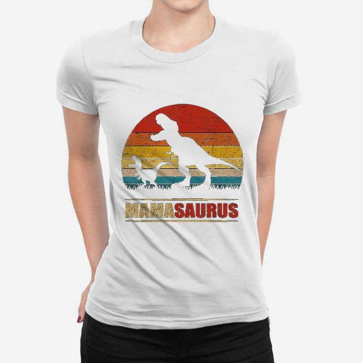 Mamasaurus T Rex Dinosaur Funny Mama Saurus Ladies Tee