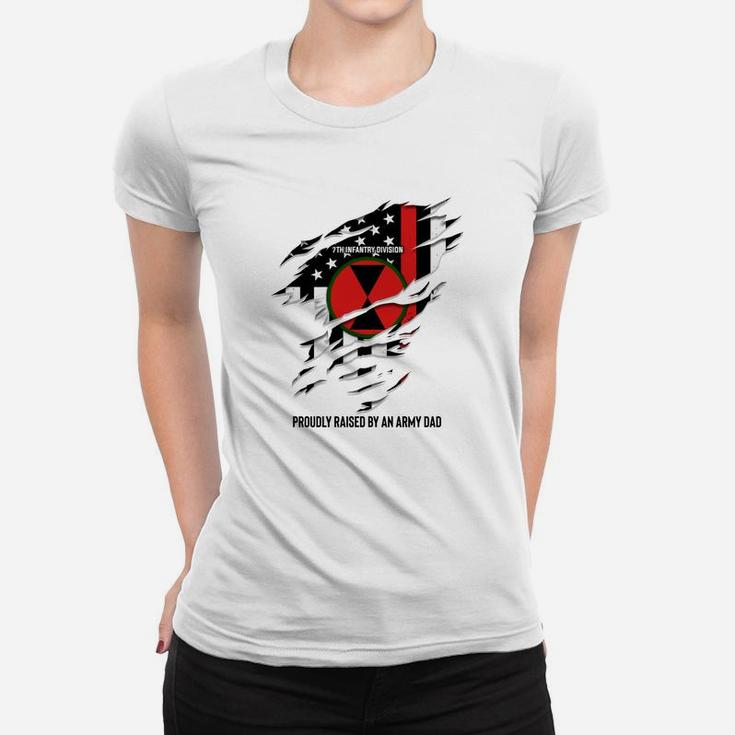 Meet My 7th Infantry Division Dad Jobs Gifts Ladies Tee