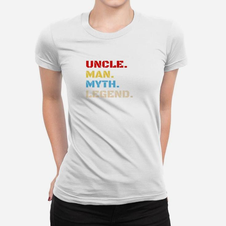 Mens Uncle Man Myth Legend Gift For Father Dad Papa Ladies Tee