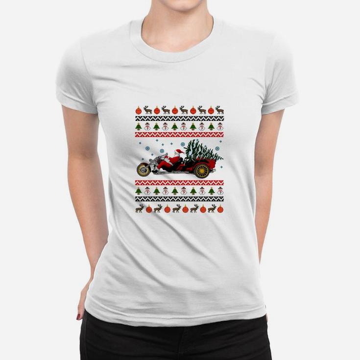 Motorrad Weihnachtspullover Herren Frauen Tshirt, Lustiges Design