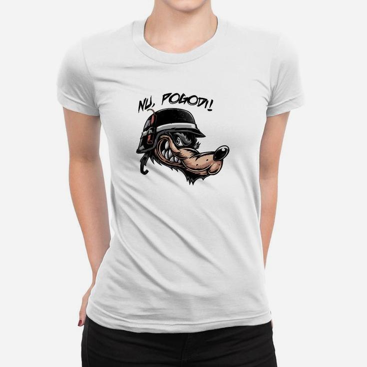 Nu Pogodi Wolf Russia Gopnik Frauen T-Shirt