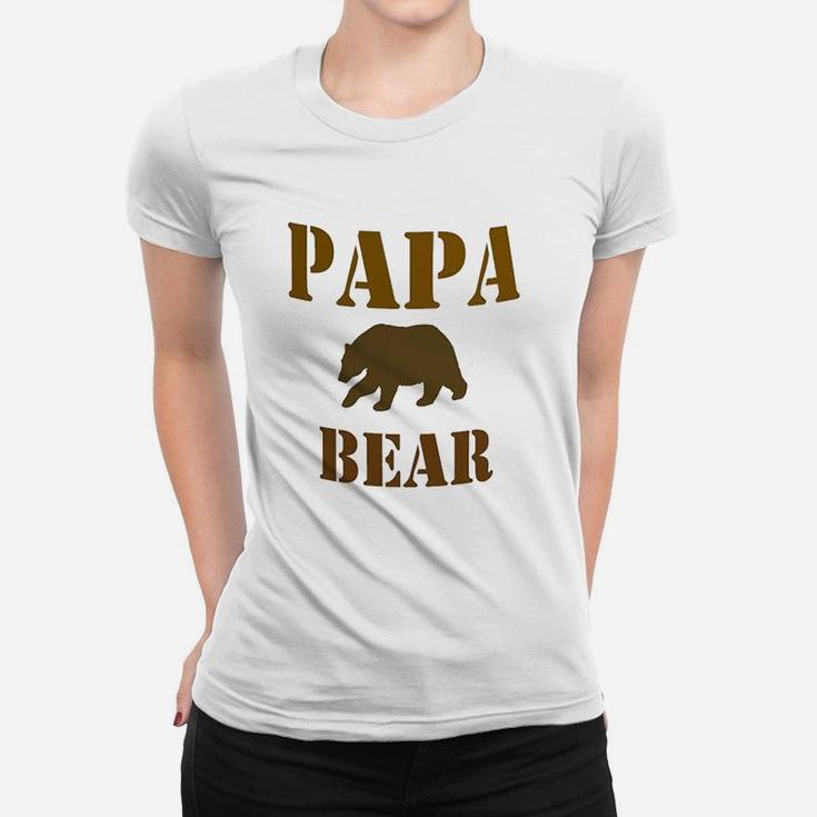 Papa Mama Baby Bear Large Ladies Tee