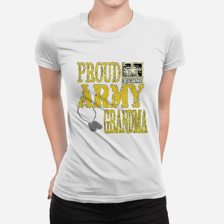 Proud Army Grandma Military Pride Ladies Tee