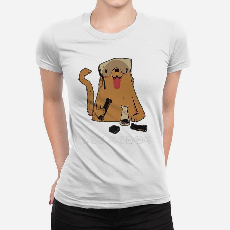 Science Dog Lover Animal Funny Gift Ladies Tee