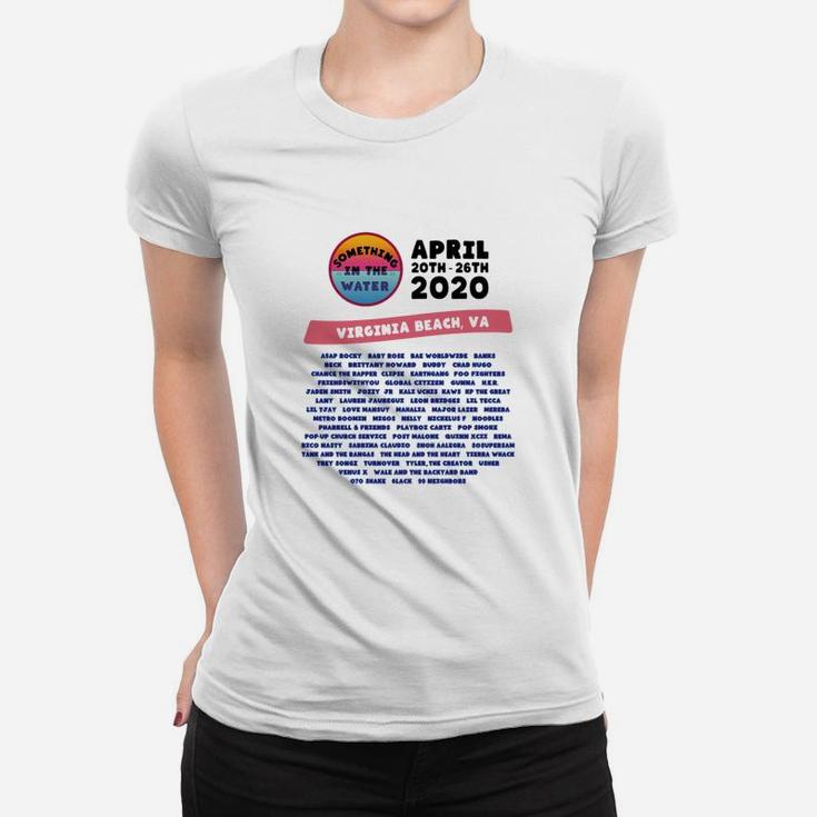 Something In The Water Virgina Beach 2020 Lineup T-shirt Women T-shirt