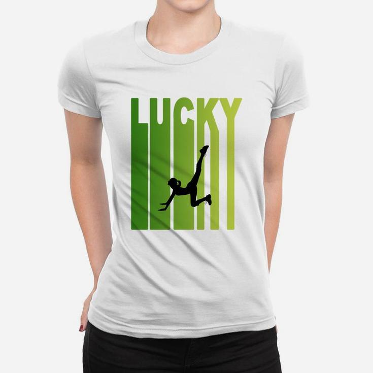 St Patricks Day Lucky Fitness Funny Sport Lovers Gift Ladies Tee