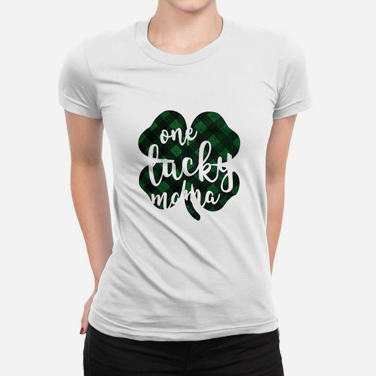 St Patricks Day One Lucky Mama Mothers Day Gift Ladies Tee