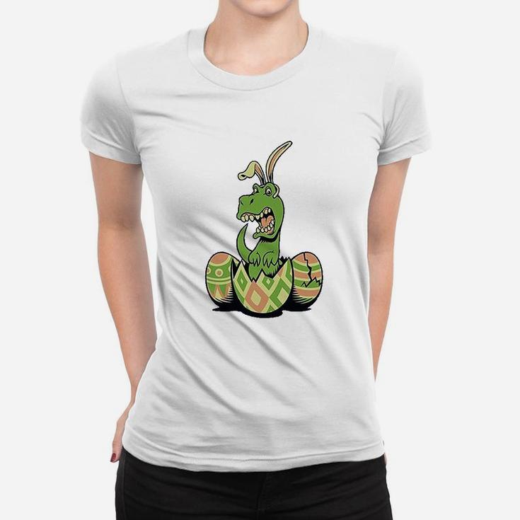 Trex Bunny Easter Egg Funny Gift For Easter Ladies Tee