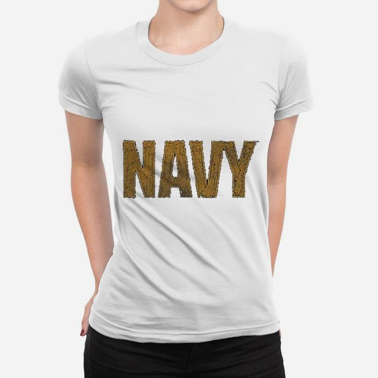 Us Navy Distressed Ladies Tee
