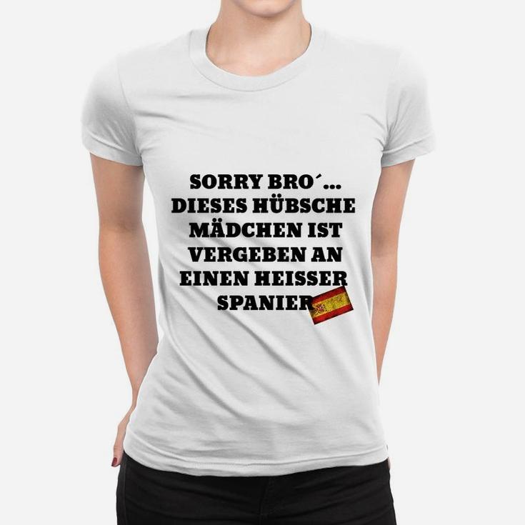Verbiges Ein Einen Heiser-Spanier- Frauen T-Shirt