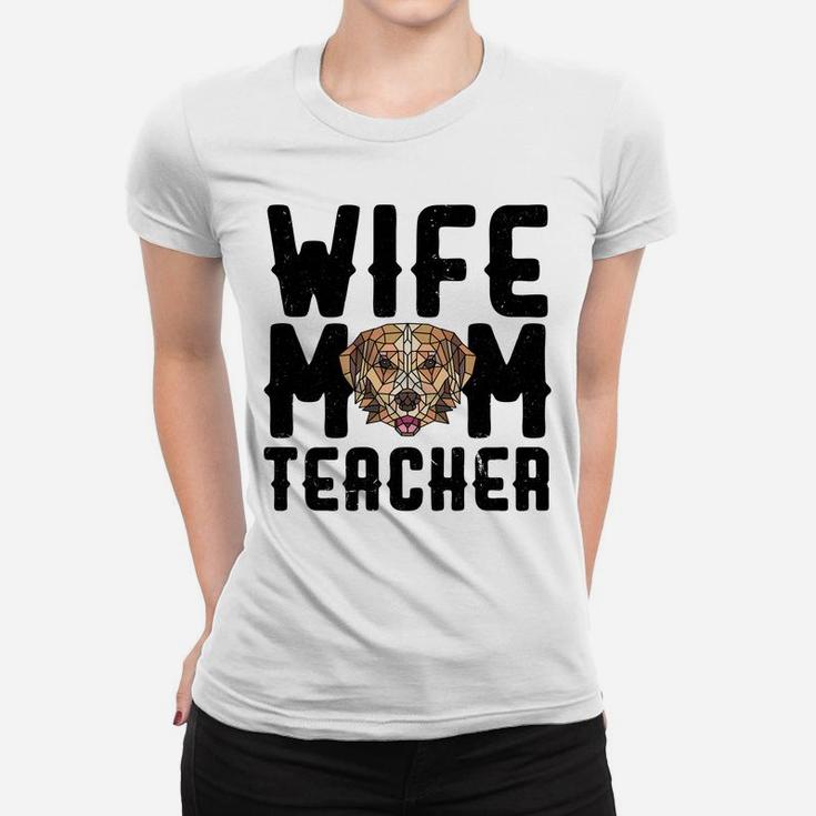 Womens Best Wife Dog Mom Teacher Mothers Day Gift 2022 Ladies Tee