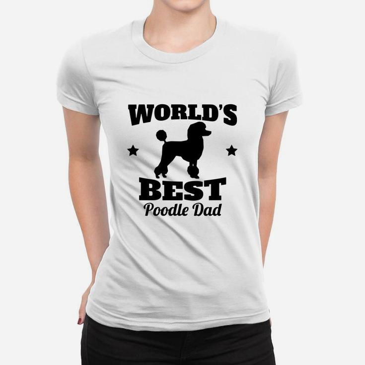 World's Best Poodle Dad - Men's T-shirt Ladies Tee