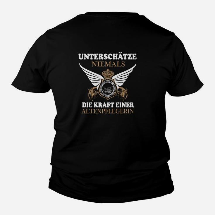 Altenpflegerin Unterschätze Niemals Eine Altenpflegerin Kinder T-Shirt