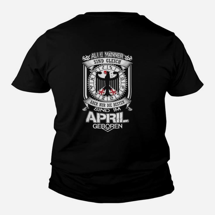 Bester Sind Im April Georen Kinder T-Shirt