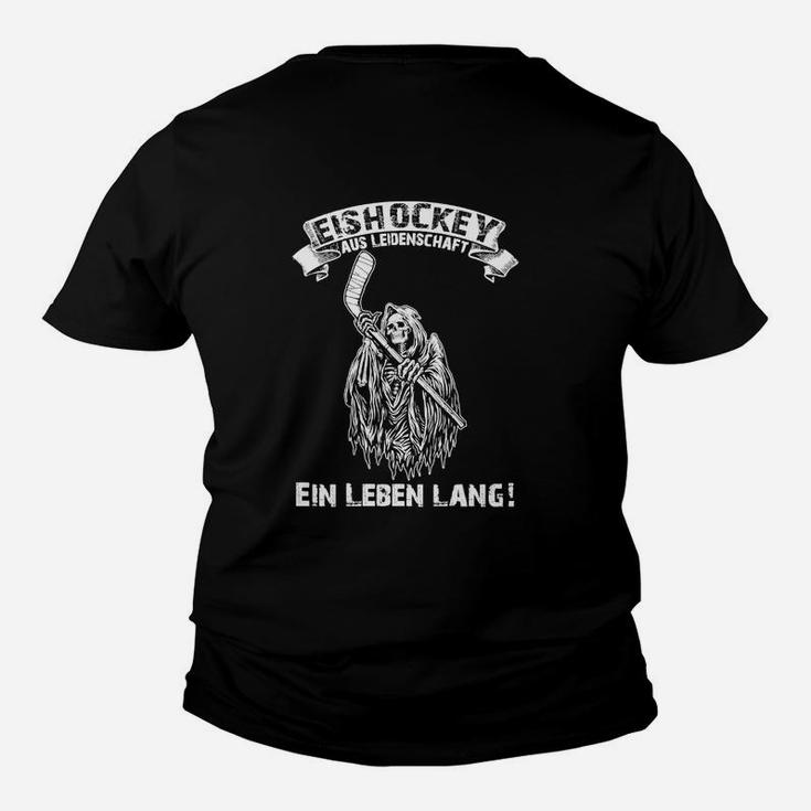 Eishockey-Enthusiasten Kinder Tshirt Leidenschaft Ein Leben Lang, Sport-Fan Tee