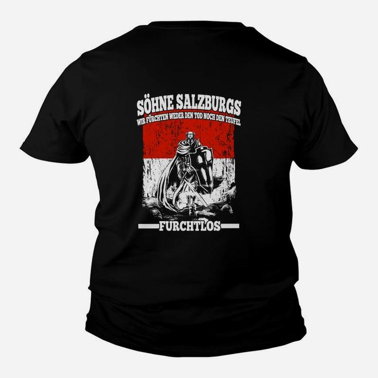 Furchtlose Söhne Salzburgs Motorrad Kinder Tshirt, Biker-Design Tee