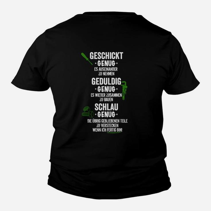 Geschickt Geduldig Schlau Kinder T-Shirt