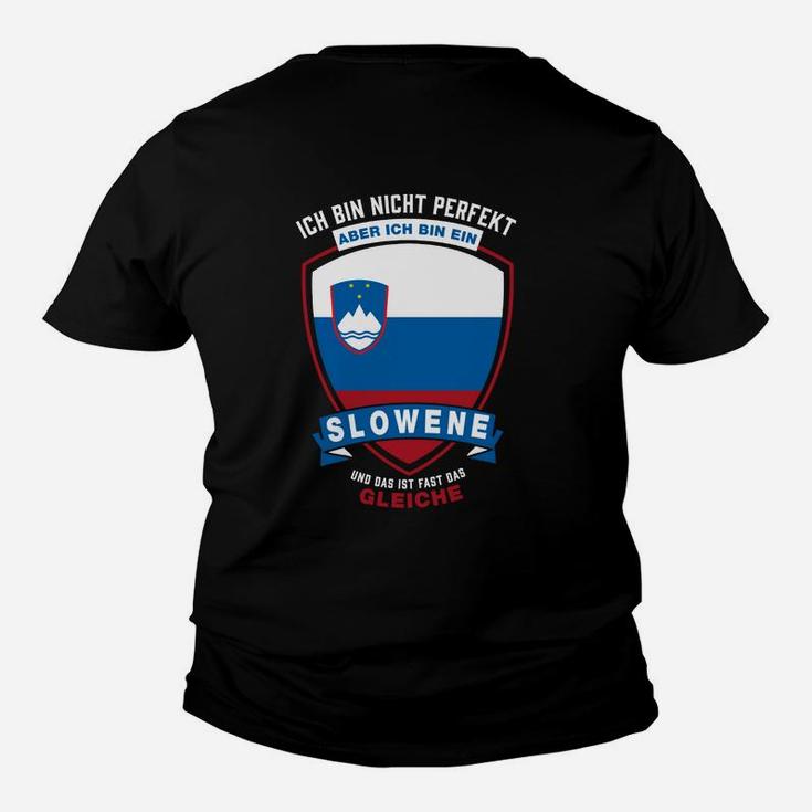 Haupttitel: Patriotisches Slowenien Kinder Tshirt - Nicht perfekt, aber Slowene