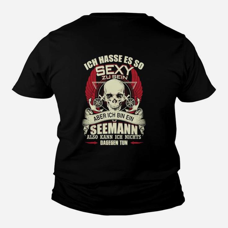 Humorvolles Seemann Kinder Tshirt So sexy zu sein Spruch, Lustiges Marine-Kinder Tshirt