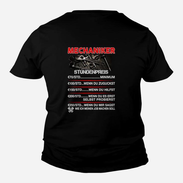 Mechaniker Stundenpreis Kinder T-Shirt
