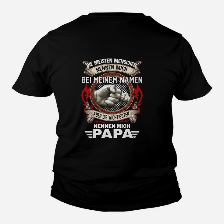 Personalisiertes Vatertag Kinder Tshirt, Wichtige nennen mich Papa