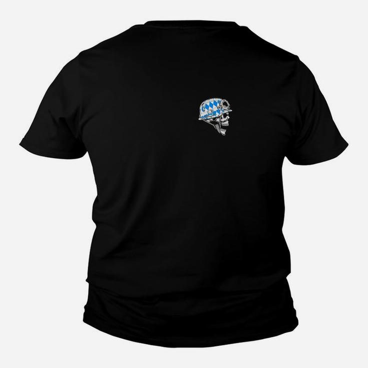 Schwarzes Logo Kinder Tshirt, Grafikdesign für Herren