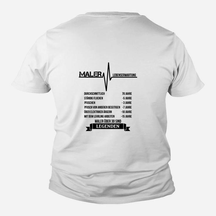 Herren Kinder Tshirt Maler Karriereleiter, Humorvolles Berufsdesign