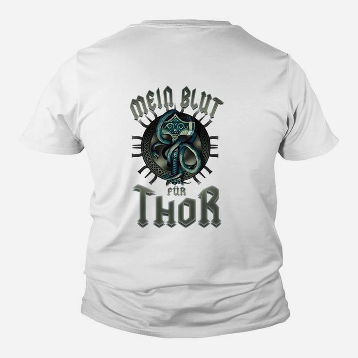 Herren Kinder Tshirt Thor Mythologie, Mein Blut für Thor Design