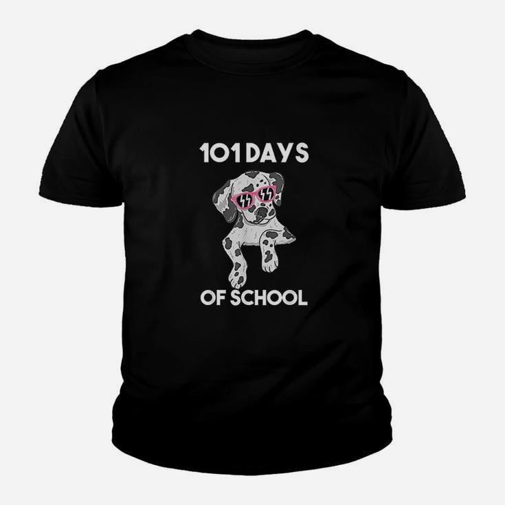 101 School Days Funny Dalmatian Dog Kid T-Shirt