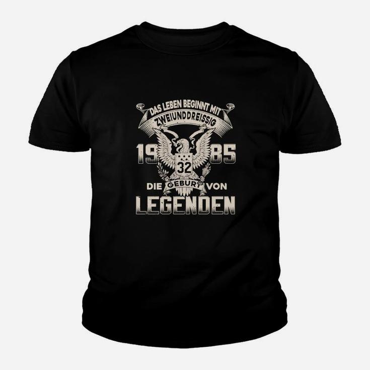 1932 Geburt von Legenden Kinder Tshirt, Retro Design Tee für Jahrgang 1932