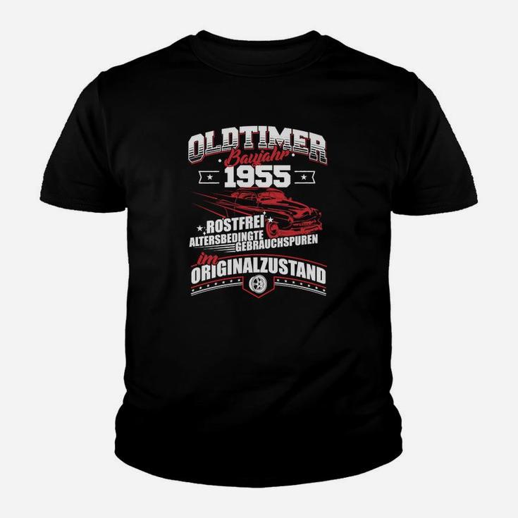 1955 Geburtsjahr Geburtstag Oldtimer Kinder T-Shirt