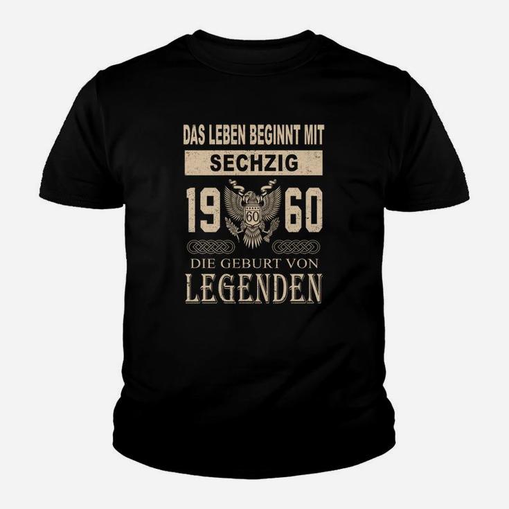 1960 Die Geburt Von Legenden Kinder T-Shirt