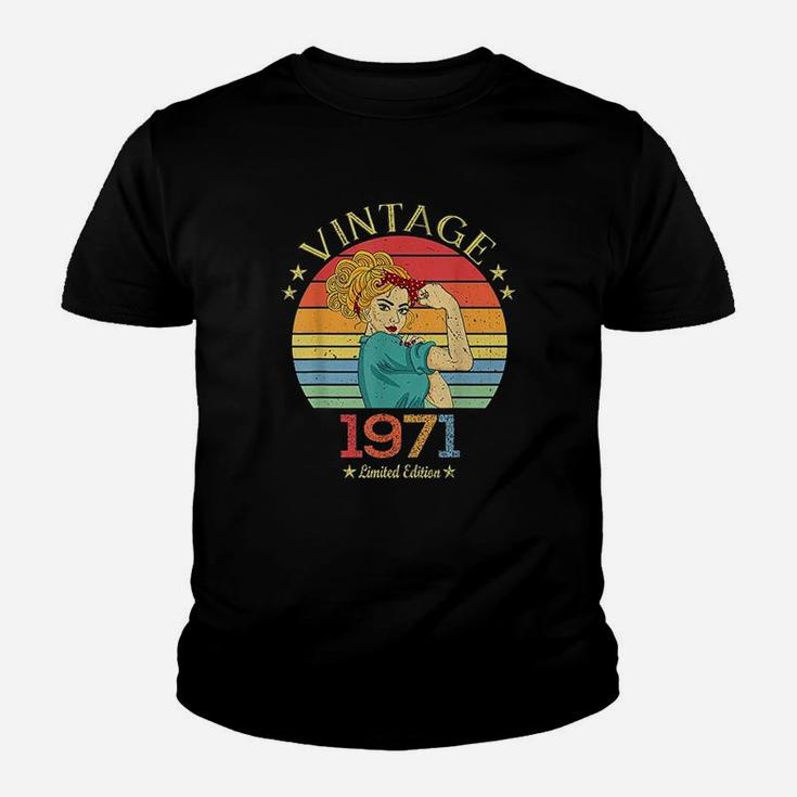 1971 Gift Vintage 1971 Gifts Born In 1971 Kid T-Shirt