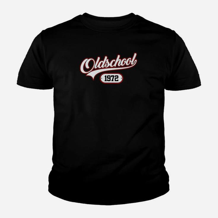 1972 Geburtsjahr Geburtstag Oldschool Kinder T-Shirt