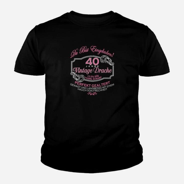 1975 40 Jahre Vintage Drache Kinder T-Shirt