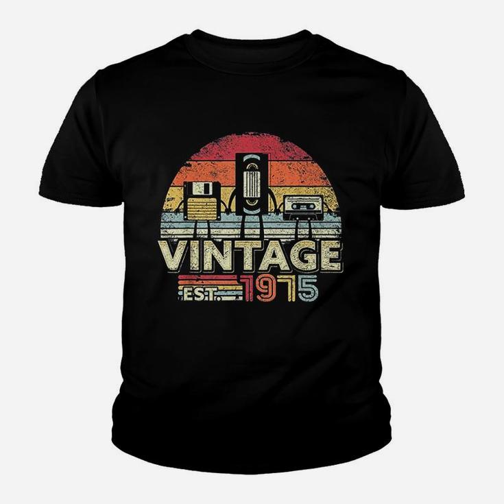 1975 Vintage Birthday Gift Funny Music Tech Humor  Kid T-Shirt