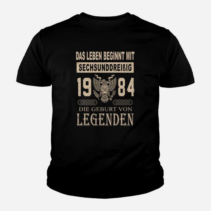 1984 Die Geburt Von Legenden Kinder T-Shirt