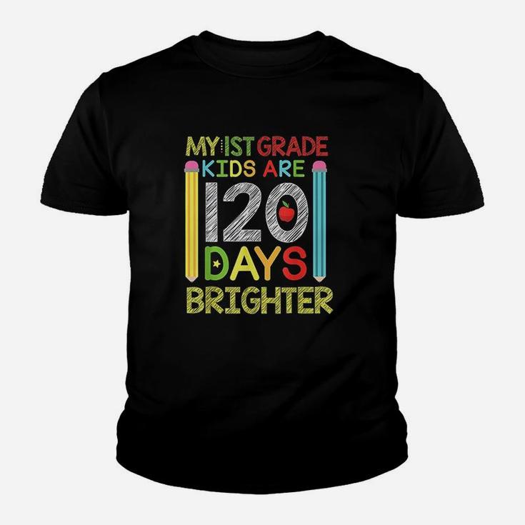 1st Grade 120 Days Of School Pencil Teacher Kids Kid T-Shirt