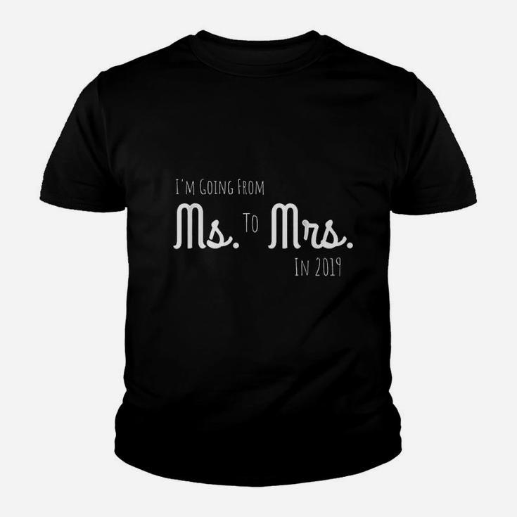 2019 Ms To Mrs Engagement Wedding Announcement Kid T-Shirt