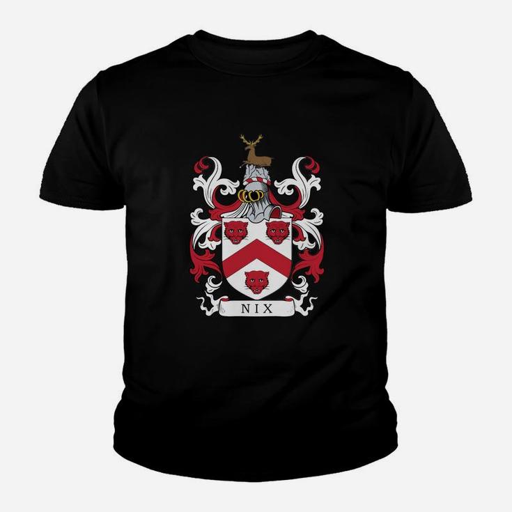 Nix Family Crest British Family Crests Ii Kid T-Shirt | Seseable