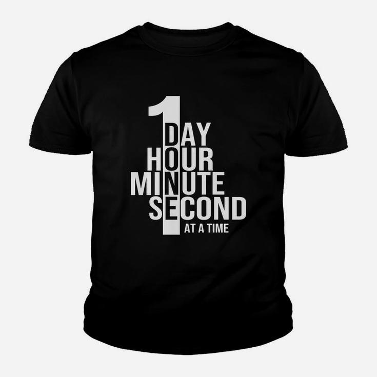 Sobriety Recovery Sober One Day At A Time Youth T-shirt