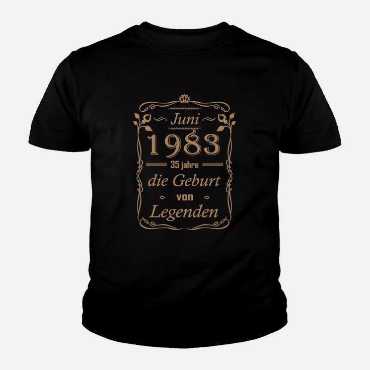 35 Juni-1983-die Geburt Von Legenden Kinder T-Shirt